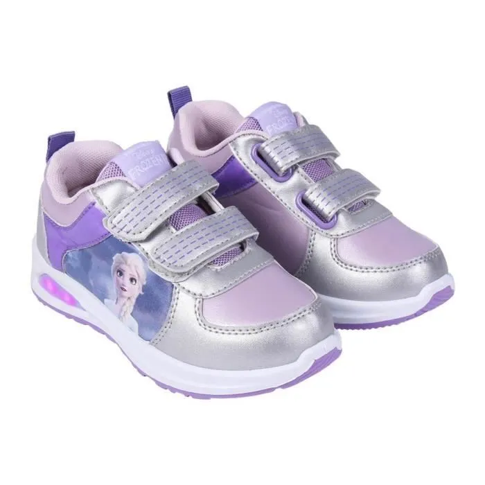 Disney Frozen Basket Fille Chaussures Lumineuse La Reine de Neiges-1