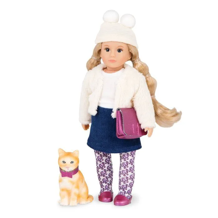 Poupee Lori - LO31223Z - LO31099Z Poupee Lilith avec Chat Clover Fashion et Accessoires-0