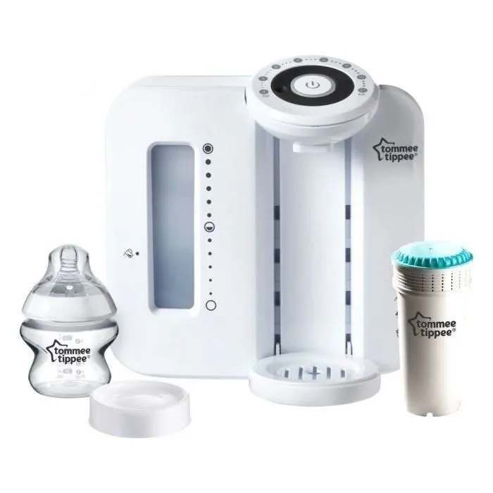 TOMMEE TIPPEE Préparateur Chauffe Biberons, Perfect Prep, Blanc-0
