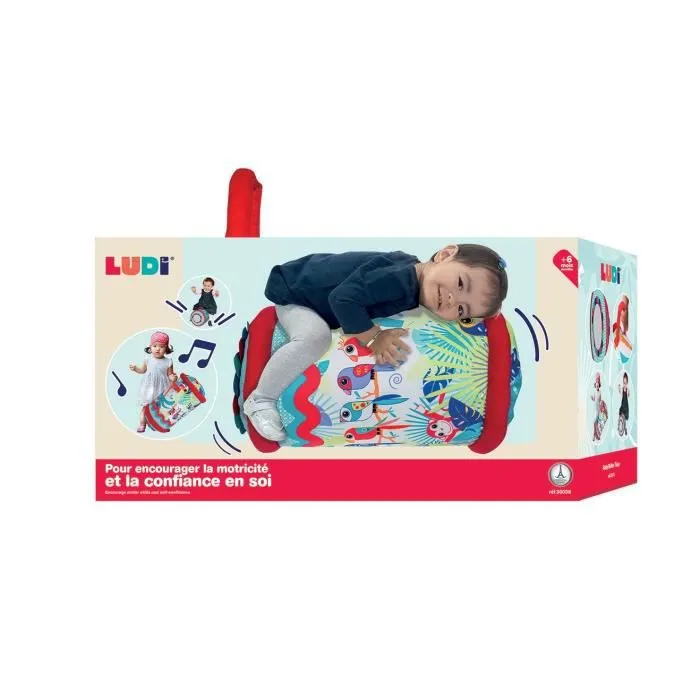 Rouleau de bébé LUDI - Tissu, polyester et PVC - 40 x 27 cm - A partir de 6 mois-8