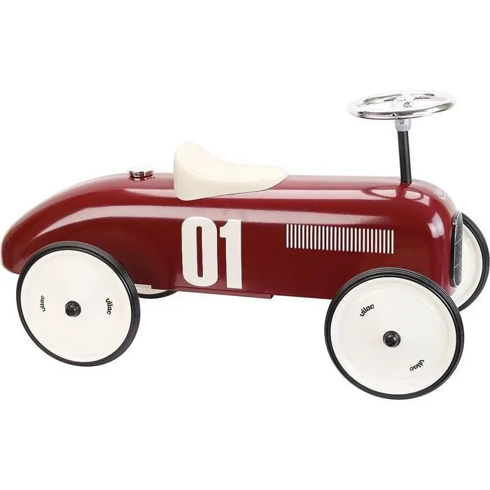 Vilac - Porteur voiture vintage bordeaux-1