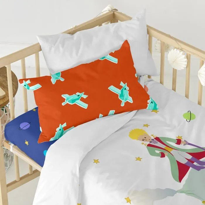 Parure housse de couette 2 pièces Le petit prince 100x120 cm (Berceau)-1