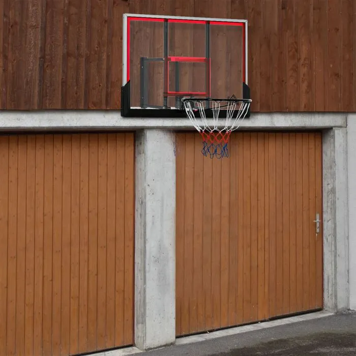 HOMCOM - Panier de basketball - Acier - 110x102x76cm - Transparent-2