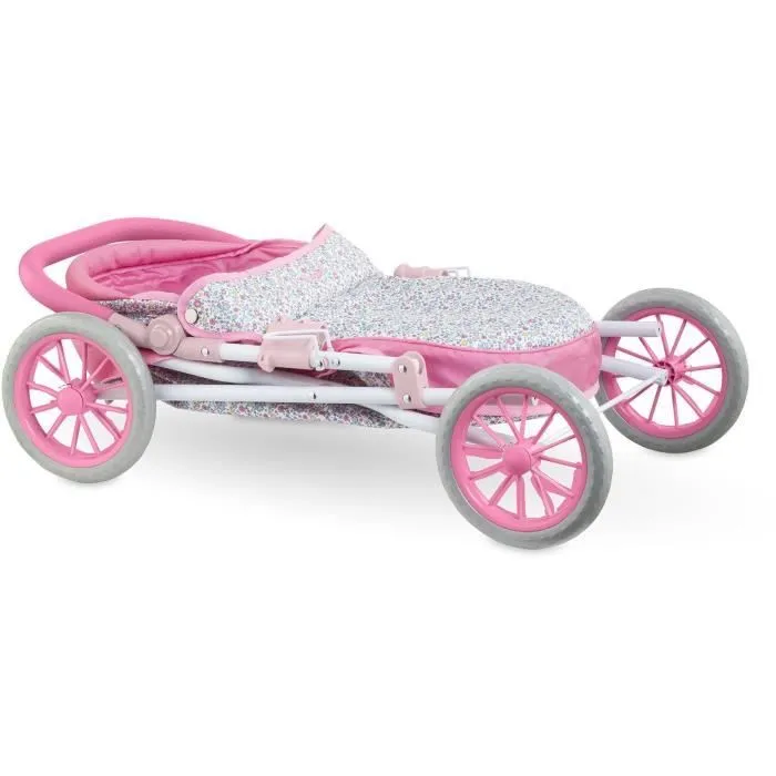 Accessoires poupons - COROLLE - Landau Floral - pour poupons 36 à 52 cm - dès 3 ans-6
