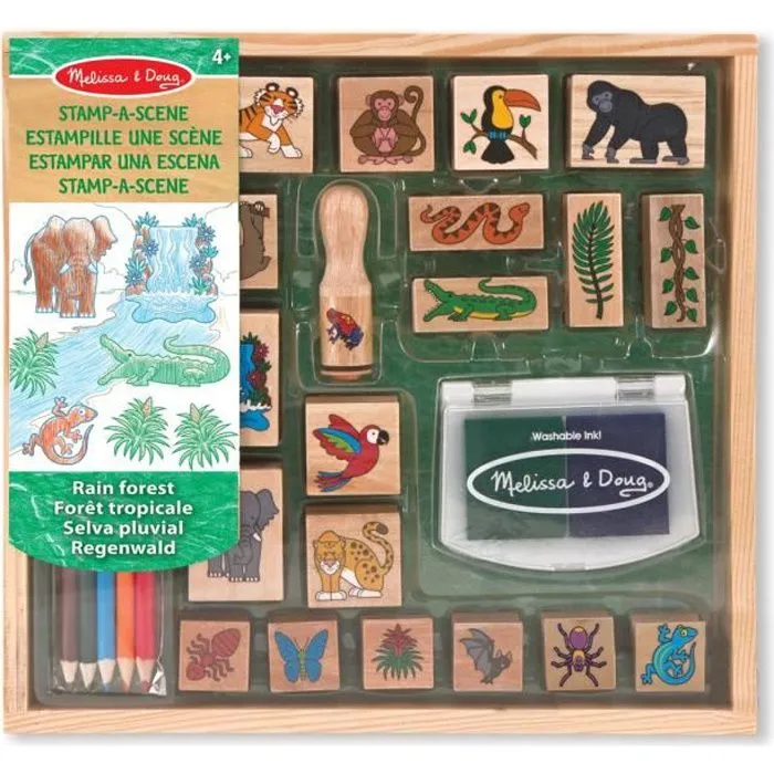 Melissa & Doug - Tampons encreurs Forêt Tropicale-0