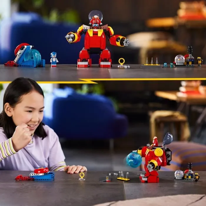 LEGO® Sonic the Hedgehog 76993 Sonic contre le Death Egg Robot du Dr. Eggman, Jouet pour Enfants, avec 6 Personnages-5