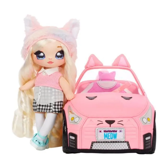 Na! Na! Na! Surprise - Voiture cabriolet en tissu Coffret de jeux 5 ans et +-2
