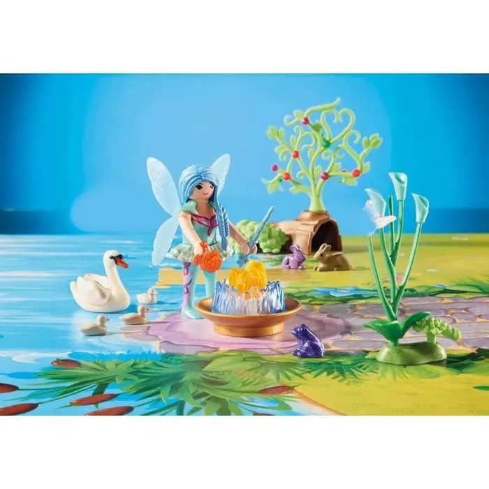 PLAYMOBIL - Play Map - Fées avec Support de Jeu - La Forêt enchantée - Mixte - A partir de 5 ans-3