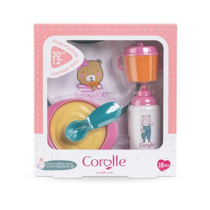 Coffret Repas - Corolle - Petit Coffret Repas pour poupon 30 cm - Accessoires inclus - Mixte - 18 mois et plus-0