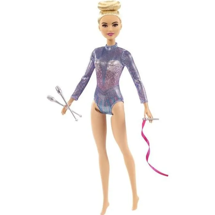 Barbie - Barbie gymnaste (blonde) - Poupée Mannequin - Dès 3 ans GTN65-0