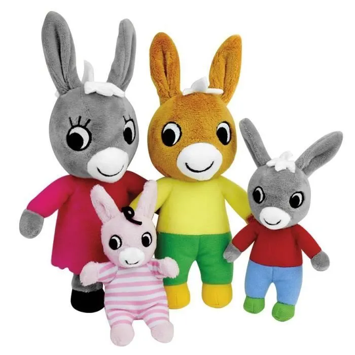 Coffret Peluche Trotro et Famille +/- 15 cm - JEMINI - Trotro, sa maman, son papa et sa petite sœur.-2