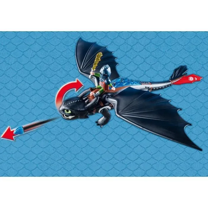 PLAYMOBIL - Dragons Edition Limitée - Harold et Krokmou-4