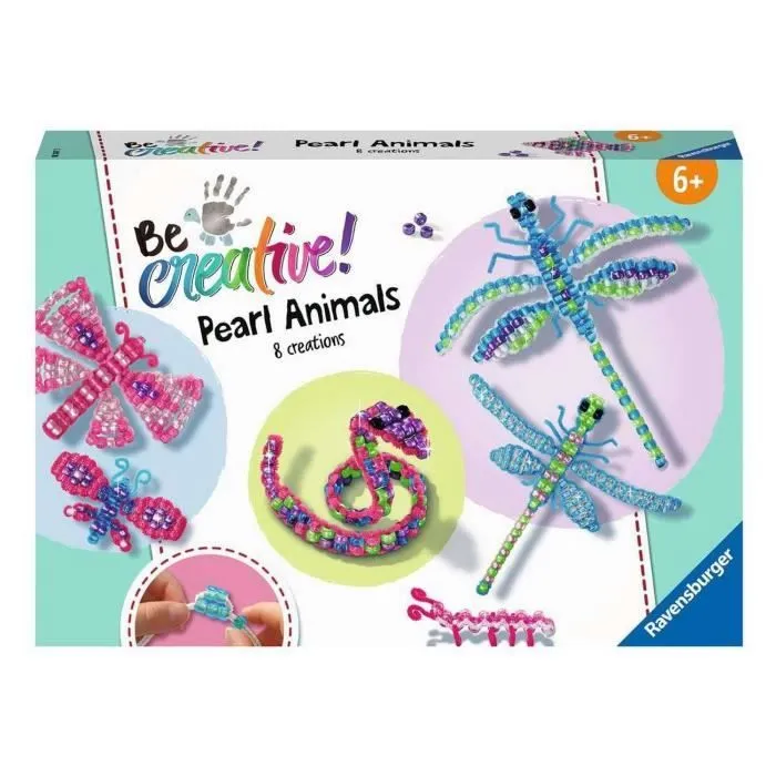 Kit de création d'animaux en perles, Ravensburger - Mixte - A partir de 6 ans-0