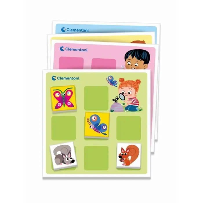 Clementoni - Coffret de 8 jeux en 1 - Jeux éducatifs formes, couleurs, nombres, quantités - Dés 3 ans-7