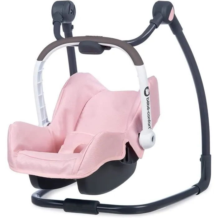 Smoby - Bébé Confort - Siège + Chaise Haute 3 en 1 - Pour Poupons et Poupées - Fonction Balancelle-2