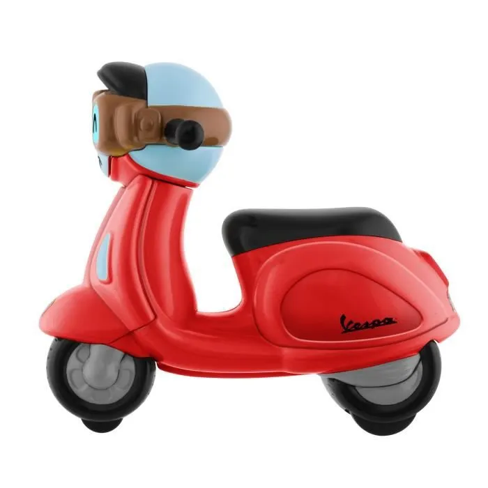 Mini Vespa Primavera Rouge - CHICCO - Véhicule à rétro-friction - Pour enfants de 3 ans et plus-1