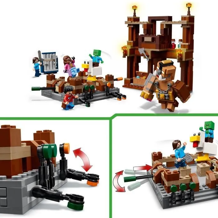 LEGO Minecraft 21272 Le Ring du Manoir des Bois - Jeu de construction garçon dès 10 ans-2