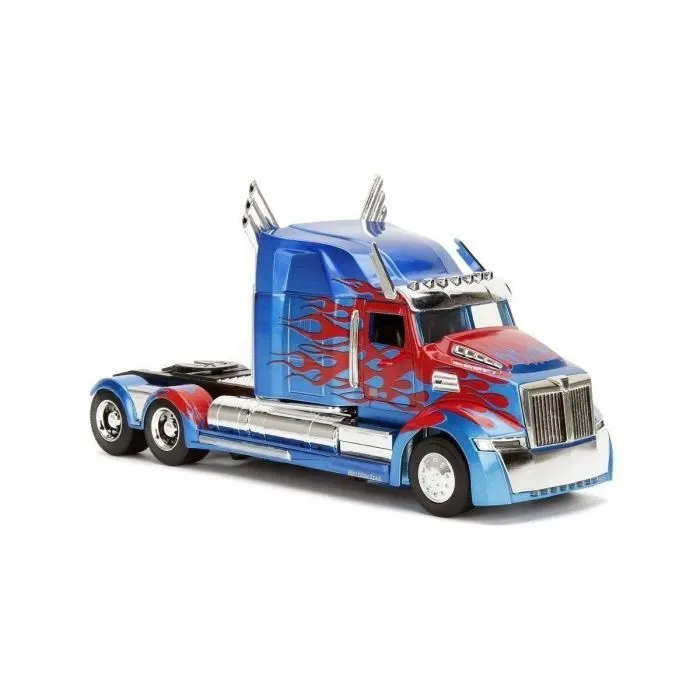 Jouet - JADA TOYS - Transformers The Last Knight - Optimus Prime Western Star 5700 XE Phantom métal-1