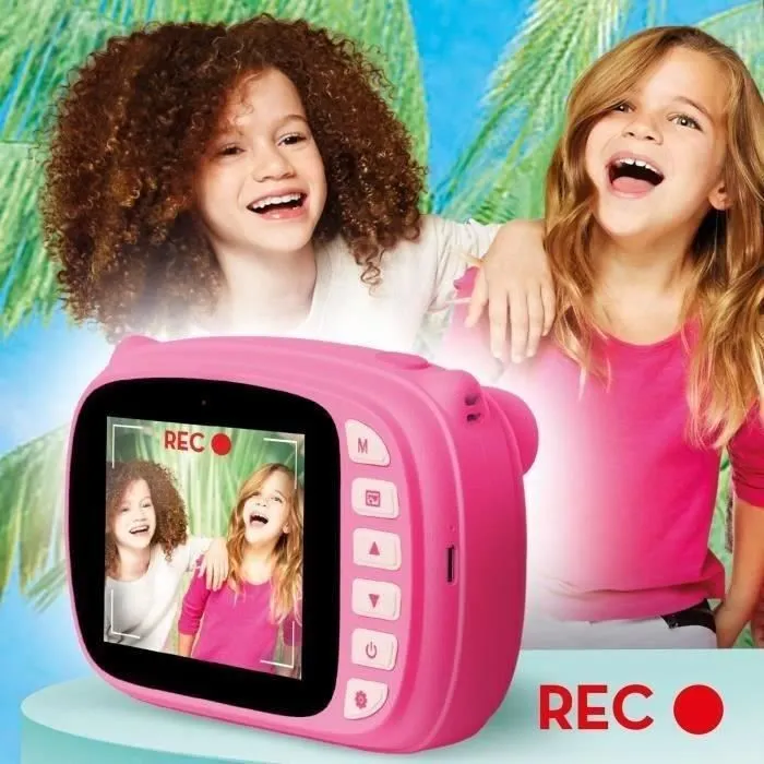 Appareil Photo Instantané - HI TECH - PRINT CAM - BARBIE - Double caméra, effets spéciaux, impression instantanée-2