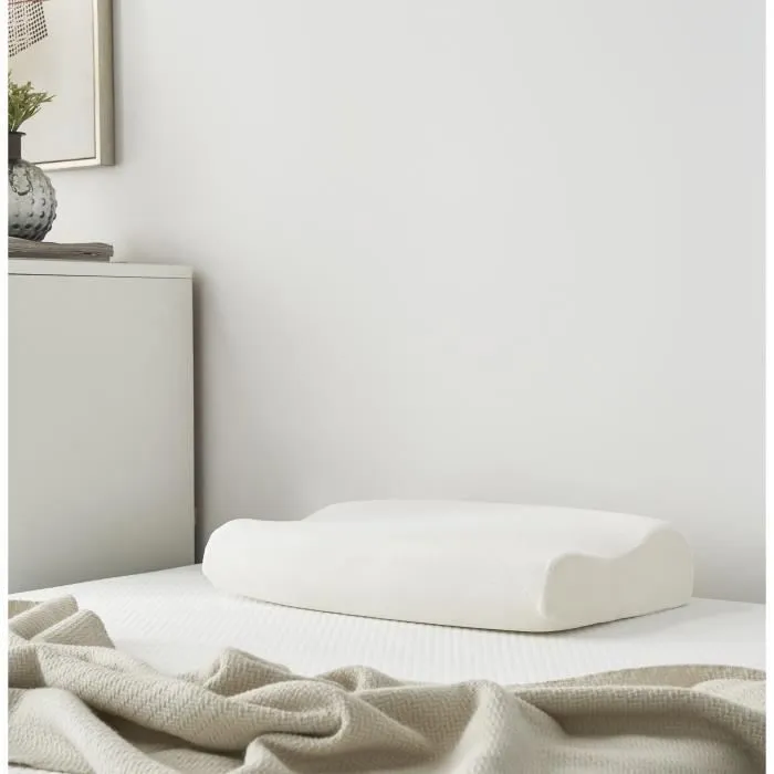 Oreiller ergonomique MEMORY - Morphea Bed France - 40x50x5cm - Mousse à mémoire de forme Morphea Bed Technology® - Soutien optimal-1