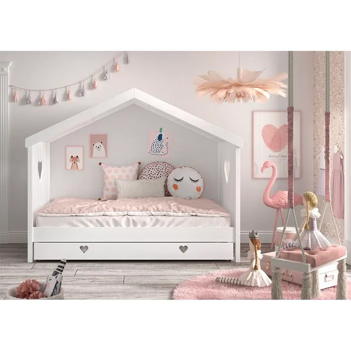 Amori Lit Cabane Ouvert et Lit-4