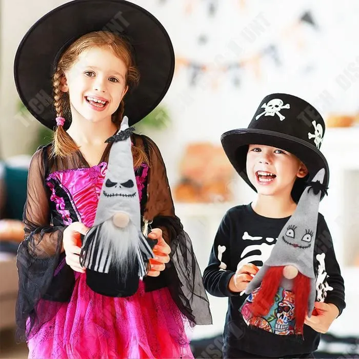 TD® Décoration d'Halloween 2pcs 30*12*6.5cm   Poupée sans visage   Accessoires d'horreur   Convient à la décoration d'Halloween-2