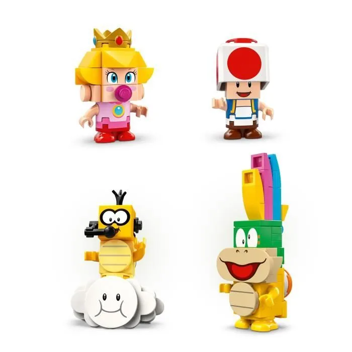 LEGO Super Mario 72036 Mario Kart – Bébé Peach et ensemble de grand prix - Jouet moto-3