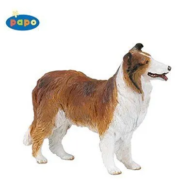 Figurine Chien Lassie - PAPO - Modèle Lassie - Pour Enfant à partir de 3 ans - Intérieur-0