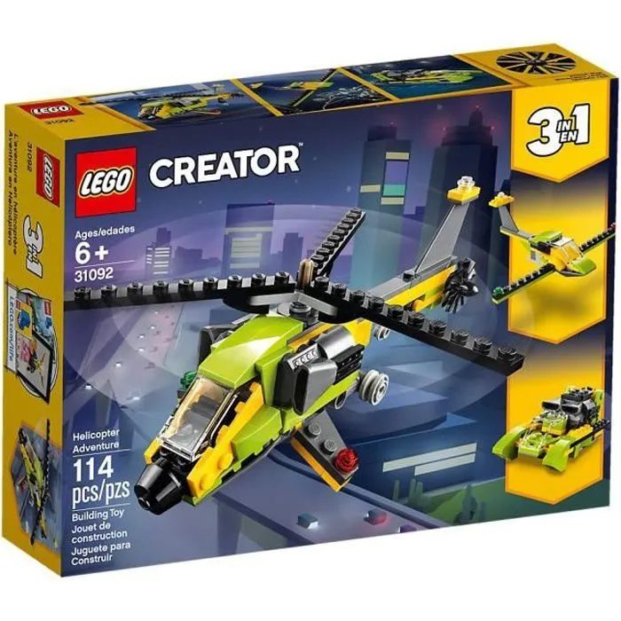 LEGO® Creator 3-en-1 - 31092 L’Aventure En Hélicoptère-0