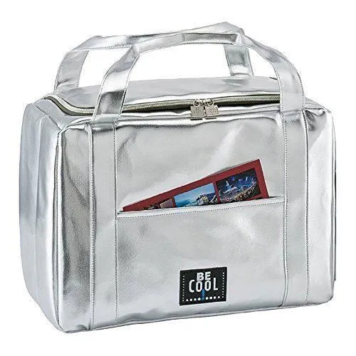 Sac Isotherme - BeCool - 2106927 - Argent - Lavable - Isolé avec fluide de refroidissement-0
