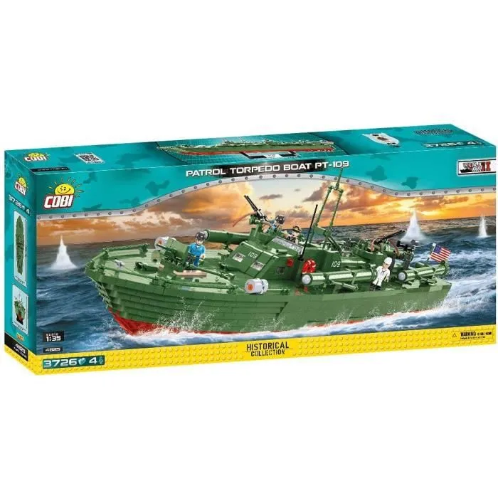 COBI 4825 - PATROL TORPEDO BOAT PT-109-0