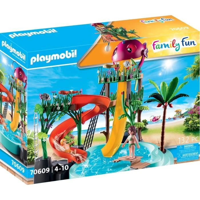 PLAYMOBIL - 70609 - Parc aquatique avec toboggans - Disney