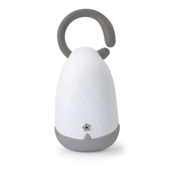 Veilleuse - PABOBO - Lumiblo - Lanterne à souffle - Gris - 18 cm-0