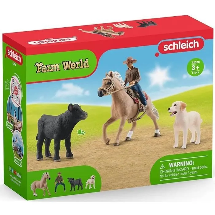 SCHLEICH - Aventures d'équitation Western - 42578 - Gamme Farm World-2