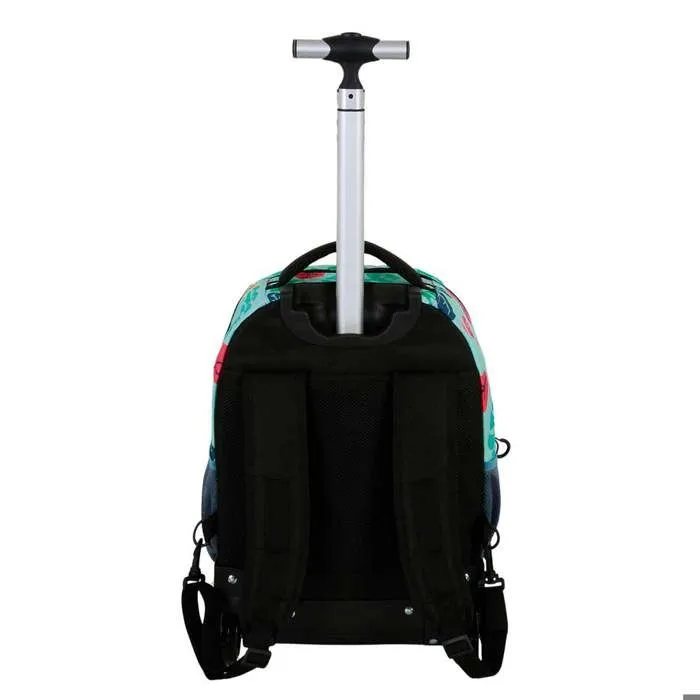 Sac à dos à Roulettes GTS FAN - Disney Lilo et Stitch Guitar - Vert - Taille Unique-2