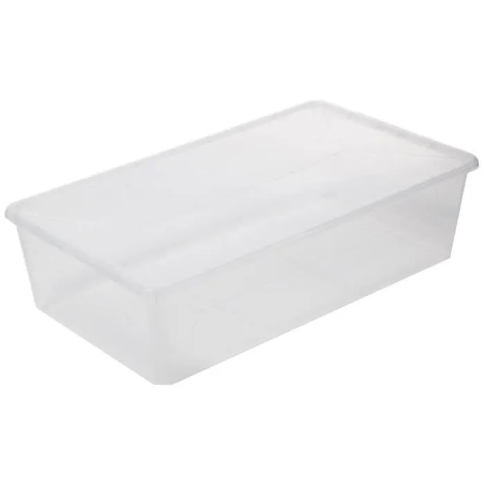 Boite de rangement Simply + 43 L Transparent - FIVE - Polypropylène - 70 x 40.6 x 18.9 cm-1