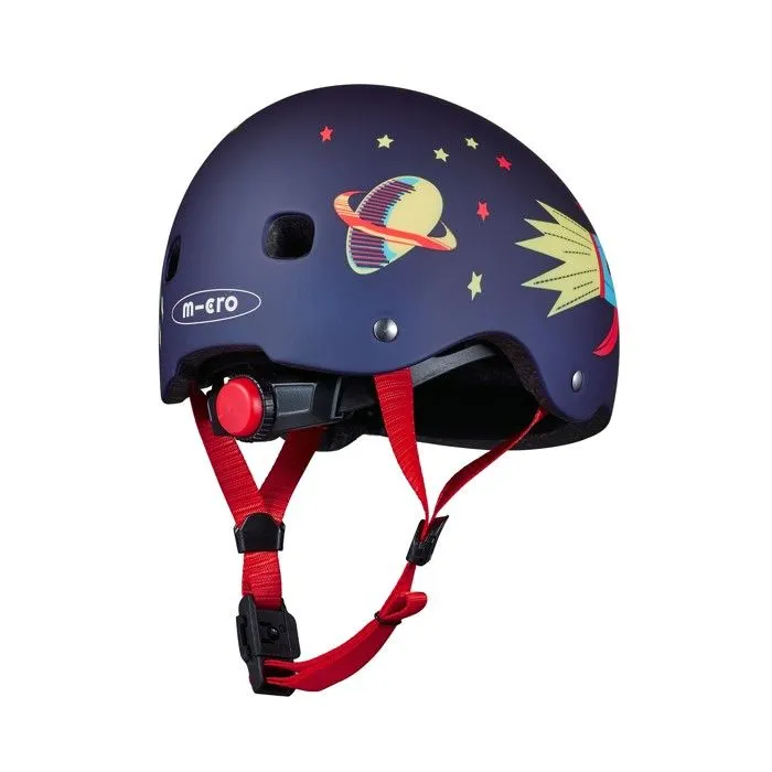 Casque de glisse enfant - Micro - Rocket - Boucle magnétique - LED intégrée - Taille XS - Bleu-5