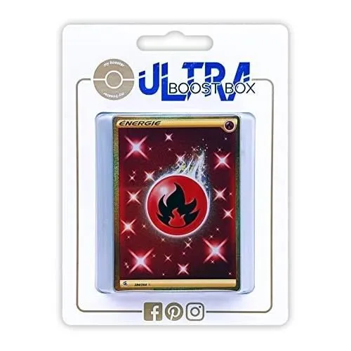 Jeu de cartes - MY-BOOSTER - ENERGIE FEU 284-264 ENERGIE SECRETE GOLD-0