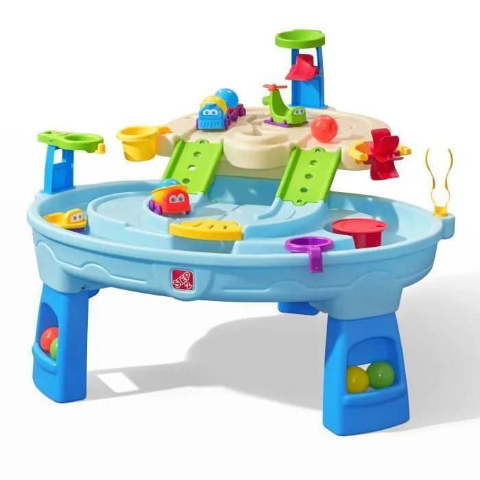 Table d'eau Ball Buddies STEP2 - Jouet pour le jardin avec 23 accessoires pour enfants de 18 mois et plus-0