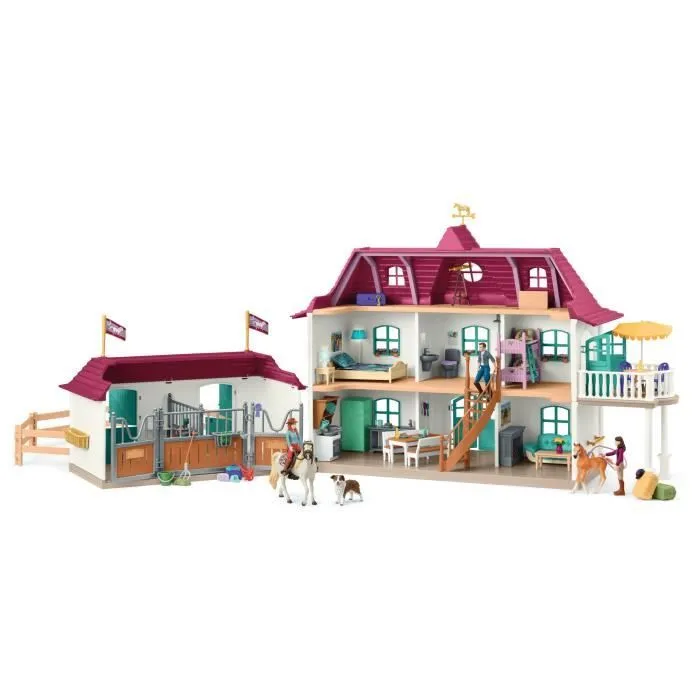Coffret Grand centre équestre de Lakeside, SCHLEICH 42706, Horse Club, Dès 4 ans-1