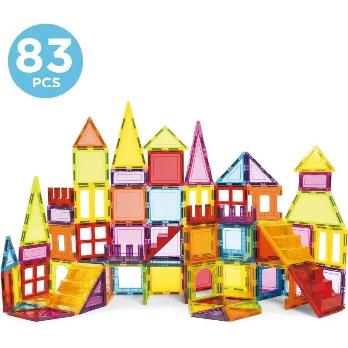 Jeu éducatif - EDUCA Magnetics - Construction 3D magnétique avec 83 pièces pour enfants dès 3 ans-3