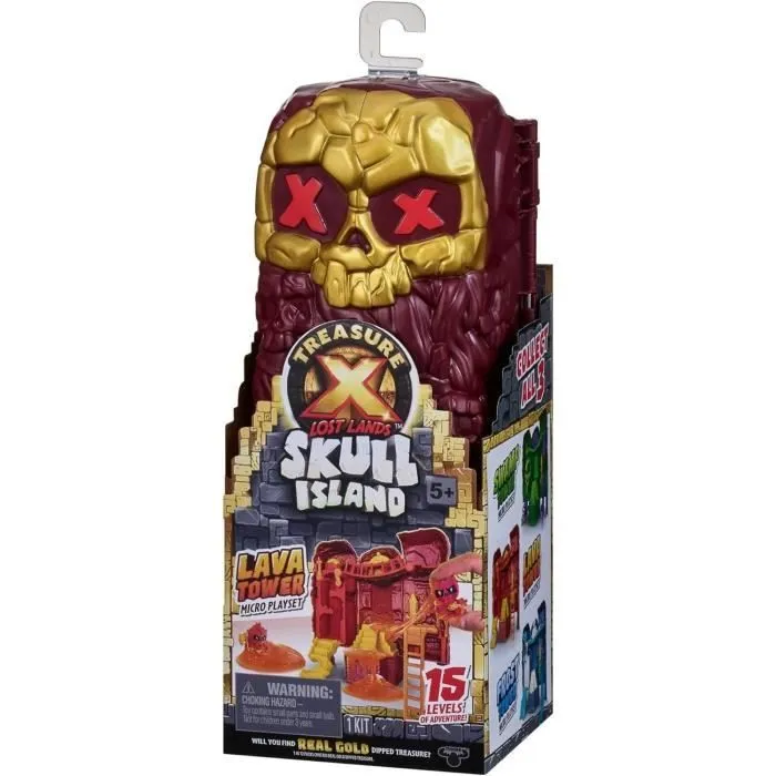 Figurines - MOOSE TOYS - Donjon Volcan Skull Island - Trésor X-0