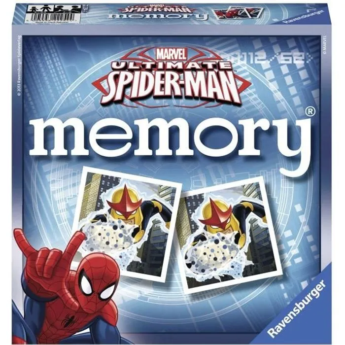 Mémory - RAVENSBURGER - Grand Memory® Ultimate Spiderman - 72 cartes - Mixte-0