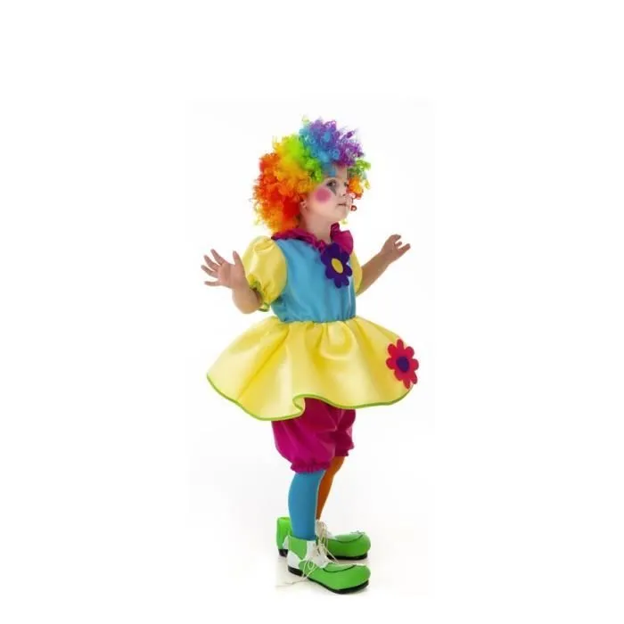Déguisement de clown de cirque - LLOPIS - Fille 3-5 ans - Multicolor - Robe et short - Accessoires non inclus-3