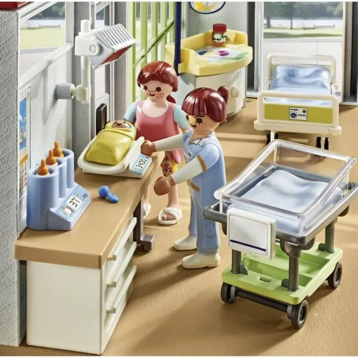PLAYMOBIL - 71616 - Chambre de maternité-3