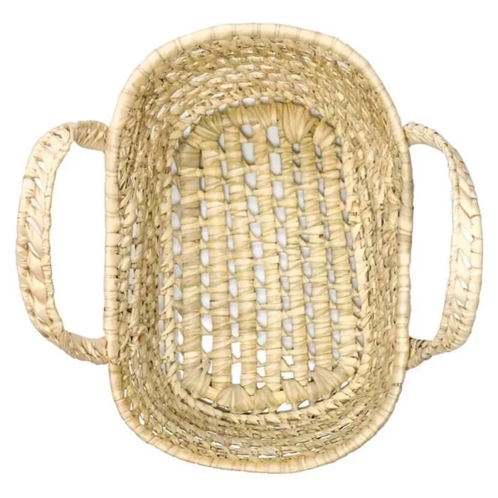 Jouet couffin poupée 35cm en fibres naturelles-2