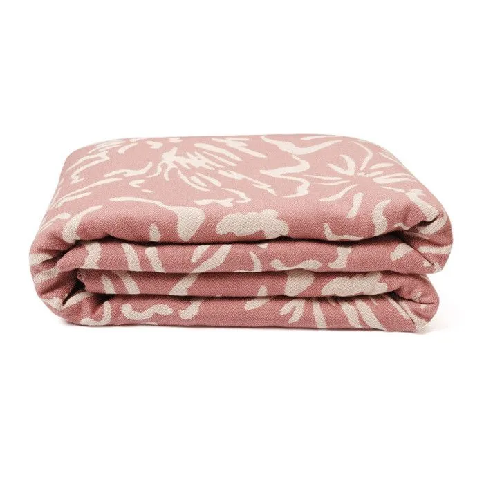 Echarpe de portage - Néobulle - Jungle SeaCell® Azalée Rose - Portage physiologique - Confortable et respirante-0
