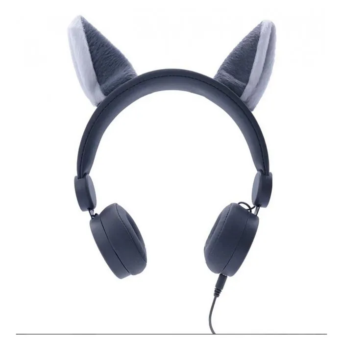 Casque audio enfant Kidyears Loup - Kidywolf - Limitation sonore à 85dB-0
