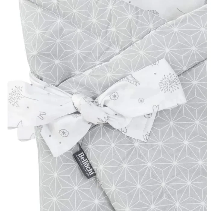 Bellochi Universelle Nid d'Ange Bebe - Réversible Couverture Enveloppante Bébé - en Coton Hypoallergénique - - Star Copse-1