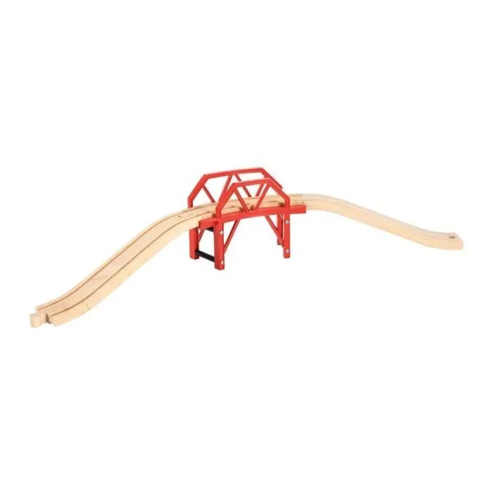 Pont Courbe en Bois BRIO World - Ravensburger - Mixte dès 3 ans - Multicolore-4